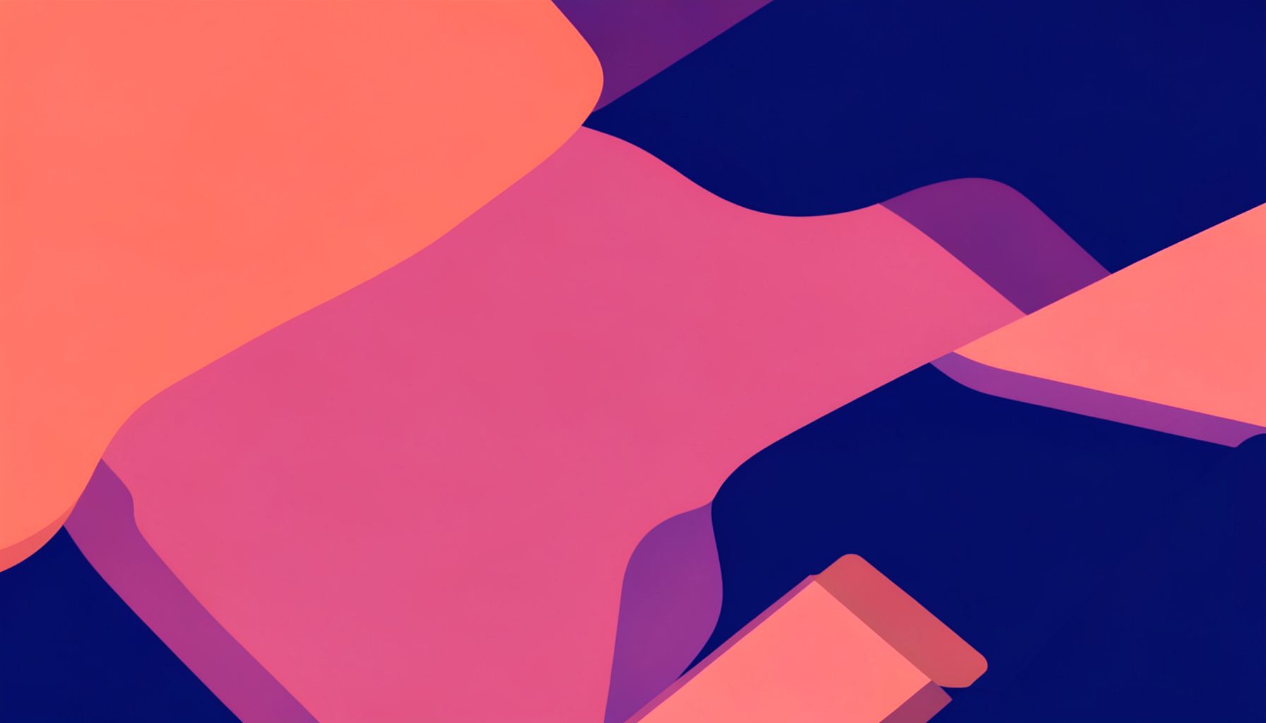 A playful gaming-themed abstract with bright coral and deep indigo tones, evoking online gaming safety